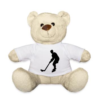 Eishockey Player - Teddy - Weiß - Vorne