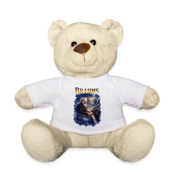 Brahms Piano Storm - Teddy Bear - white - Front