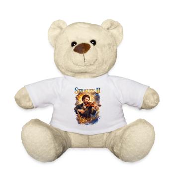 Strauss II Feuergeist Violin - Teddy Bear - white - Front