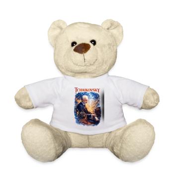 Tchaikovsky Feuerklang Piano - Teddy Bear - white - Front