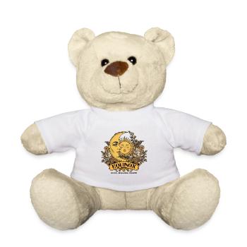 Equinox Renew Rebalance Rebirth Ostara Easter - Teddy Bear - white - Front