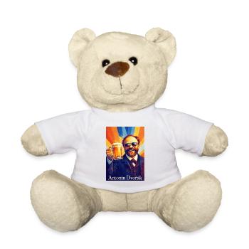 Historical after-work hero - Teddy Bear - white - Front