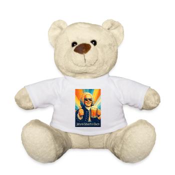 Johann Sebastian Bach - Teddy - Weiß - Vorne