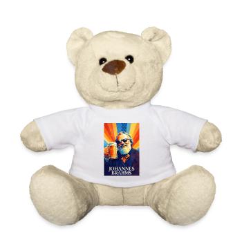Johannes Brahms - Nounours - blanc - Devant