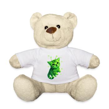 Alien Cat - Teddy - Weiß - Vorne
