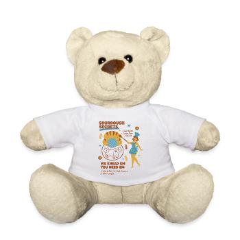 Sauerteig-Geheimnisse Brotbacker Sauerteigbäcker - Teddy - Weiß - Vorne