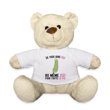 Bride-to-be Bachelorette Party Bachelorette Party - Teddy Bear - white - Front
