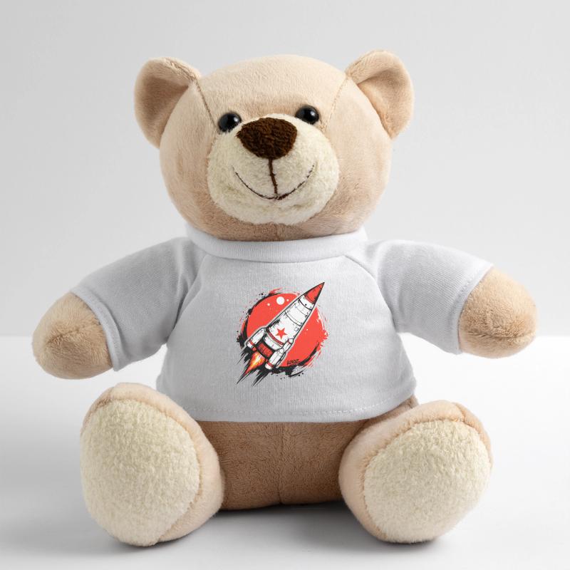 Crimson Rocket Splash-Artwork Teddy