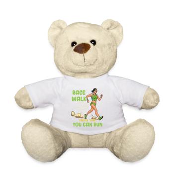 Marche (Compétition) : Plus rapide que tu ne peux courir ! - Nounours - blanc - Devant