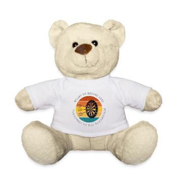 Retro-Sonnenuntergang Darts - Teddy - Weiß - Vorne