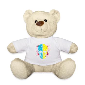 Skull Split Neon Palette - Teddy Bear - white - Front