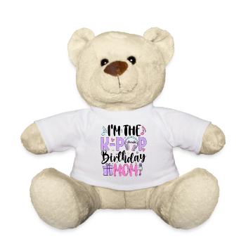 I'm The K Pop Birthday Mom - Teddy Bear - white - Front