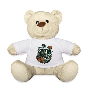 Horror Cinema Retro Film Design - Teddy Bear - white - Front