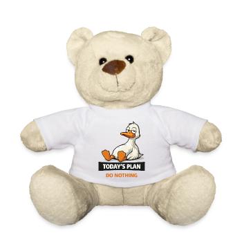 Der heutige Plan: Nichts Ducken - Teddy - Weiß - Vorne