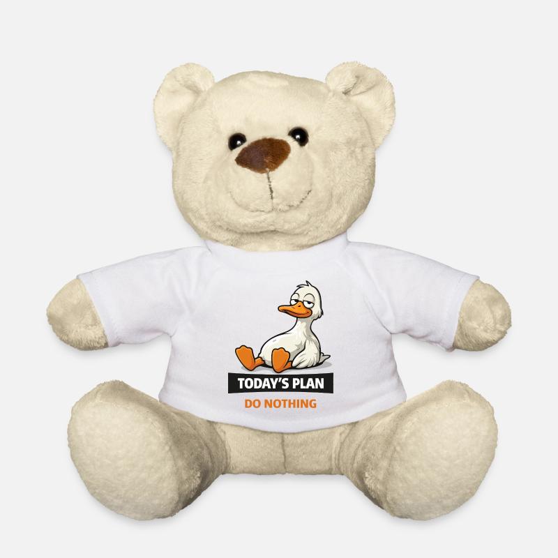 Der heutige Plan: Nichts Ducken - Teddy - Weiß