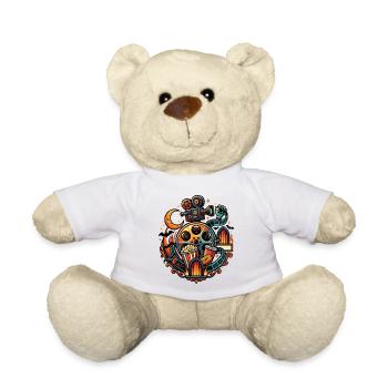 Cinéma vintage Films d’horreur Conception - Nounours - blanc - Devant