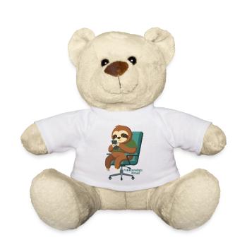 Sloth: Produktionsbedingte Wartezeit - Teddy - Weiß - Vorne