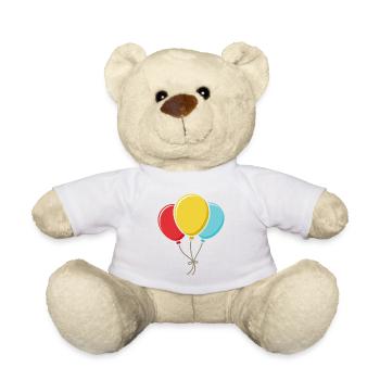 Luftballons - Teddy - Weiß - Vorne