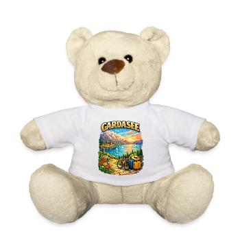 Gardasse, holidays and cycling - Teddy Bear - white - Front