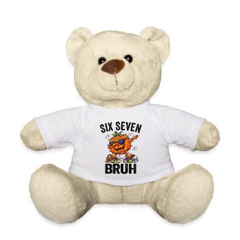 Dabbing Pumpkin Six Seven Bruh 6 7 Halloween 67 - Teddy - Weiß - Vorne