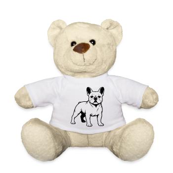 French Bulldog - Teddy Bear - white - Front