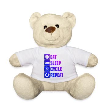 Geschenkidee für einen Roadbike mit Roadbike - Teddy - Weiß - Vorne