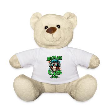 Schulabgänger | Abschlussklasse 2026 Affee - Teddy - Weiß - Vorne