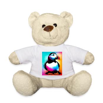 Papageitaucher - Teddy - Weiß - Vorne