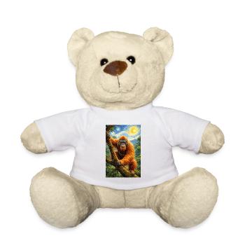 Orang-Utan Sternennacht Stil - Teddy - Weiß - Vorne