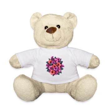 Frühlings Hibiskus bouquet - Teddy - Weiß - Vorne
