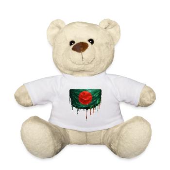 Le Bangladesh en couleurs vives - Nounours - blanc - Devant