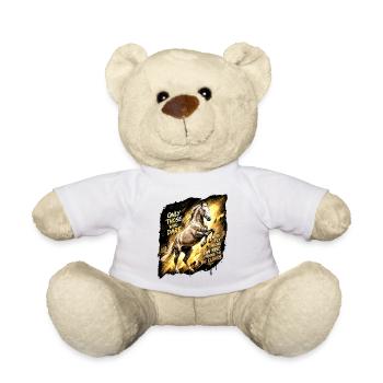 Dare To Fly Alone Horse Spirit - Teddy - Weiß - Vorne