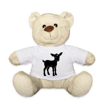 Ziegenbaby - Teddy - Weiß - Vorne