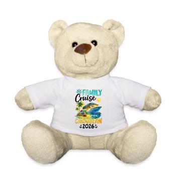 Family Cruise Caribbean 2026 - Teddy Bear - white - Front