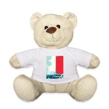 Palmen Retro Cabrio Cholo - Teddy - Weiß - Vorne