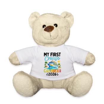 My First Cruise Caribbean 2026 - Teddy Bear - white - Front