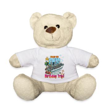 60th Birthday Trip Family Vacation Trip Cruising - Teddy Bear - white - Front