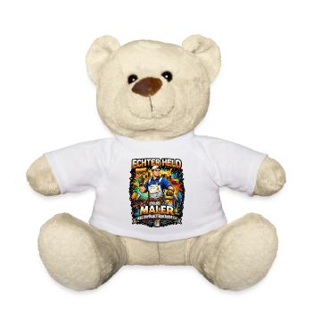 Echter Held Maler – Farbexplosion - Teddy - Weiß - Vorne