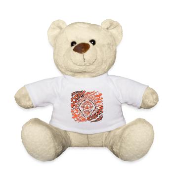Infernal Hooded Clown - Teddy Bear - white - Front