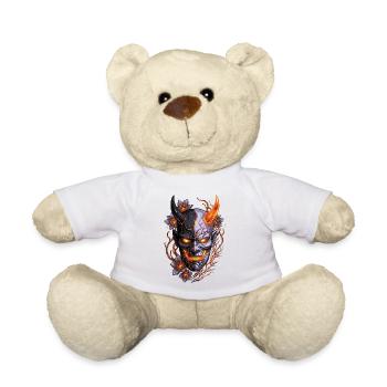 Hannya – Yōkai Demon - Teddy Bear - white - Front