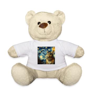 Degu Starry Night - Teddy Bear - white - Front