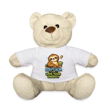 Kuschelsloth Coffee Tranquility - Teddy Bear - white - Front