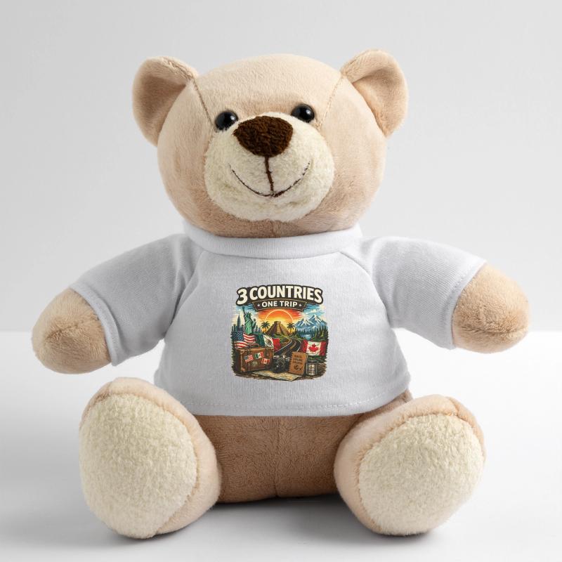 3 Countries 1 Trip 2026 Teddy Bear