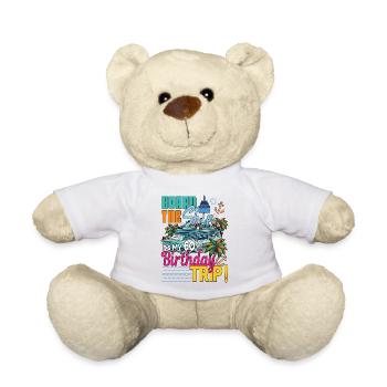 Besteigen Sie das Schiff 60. Geburtstag Familienkreuzfahrt - Teddy - Weiß - Vorne