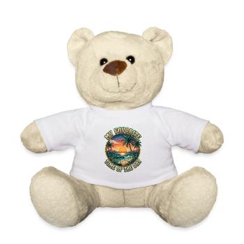 Lieblingszeit am Strand - Teddy - Weiß - Vorne