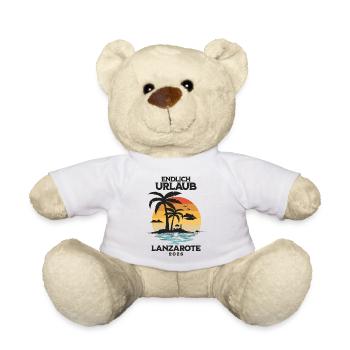 Lanzarote Urlaub 2026 Kanaren Reise Outfit - Teddy - Weiß - Vorne
