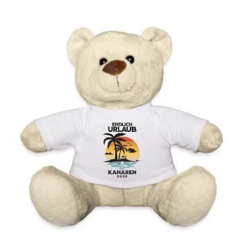 Kanarische Inseln Urlaub 2026 Kanaren Reise Outfit - Teddy - Weiß - Vorne