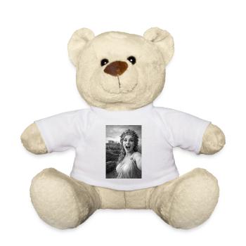 Aphrodite Selfie Portrait - Teddy Bear - white - Front