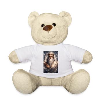 Zeus Portrait - Teddy Bear - white - Front