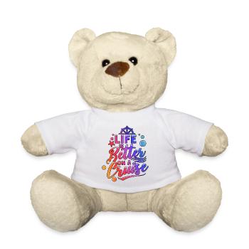 La vie de vacances en famille est meilleure lors d’une croisière en croisière - Nounours - blanc - Devant